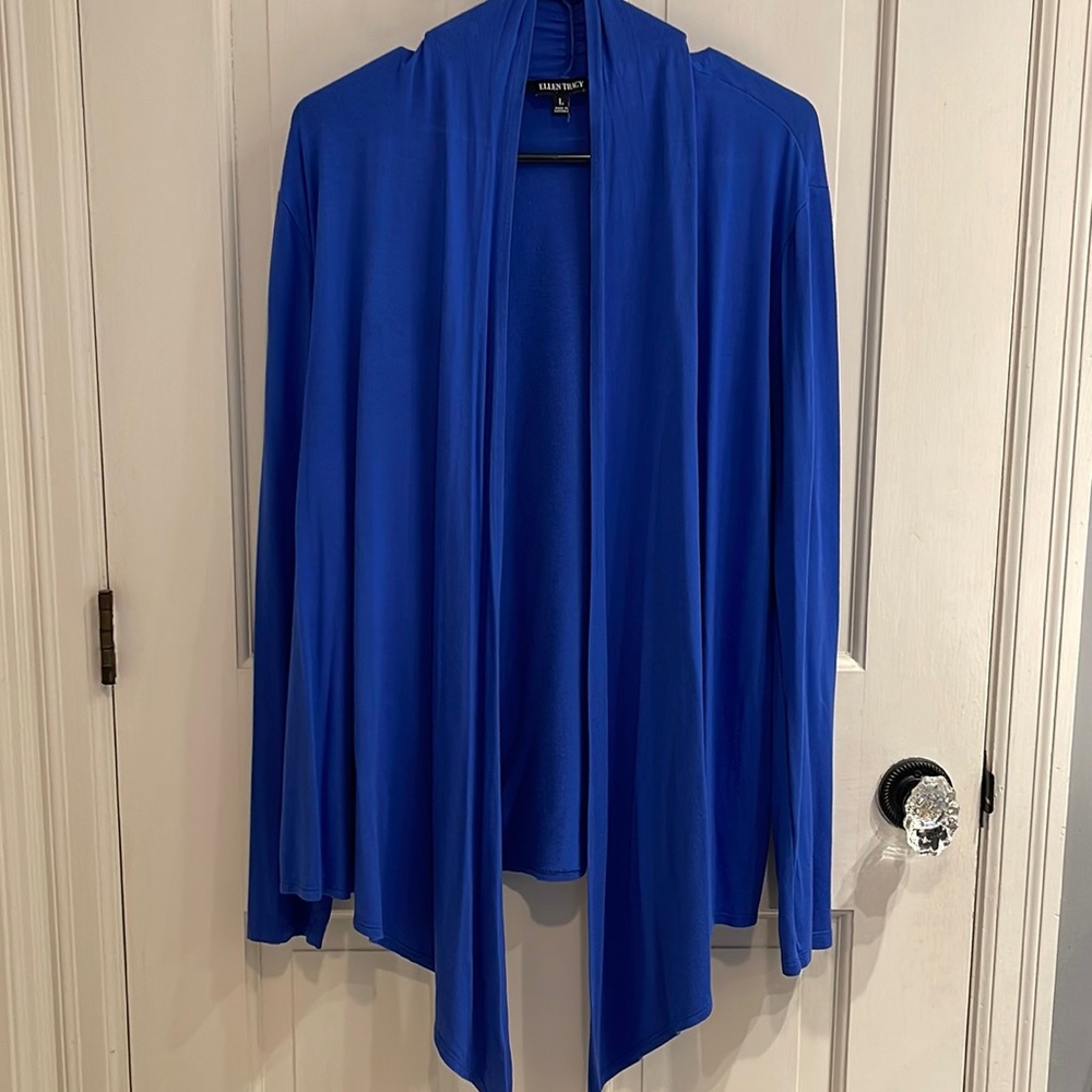 Ellen Tracy | Blue Cardigan